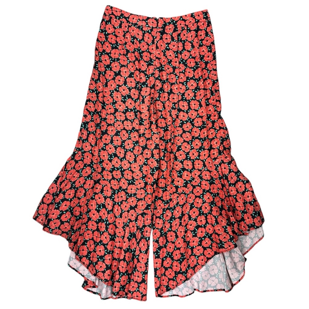 Ettwa Anthropologie Virginie Ruffle Wide Leg Trousers - Picture 4 of 6